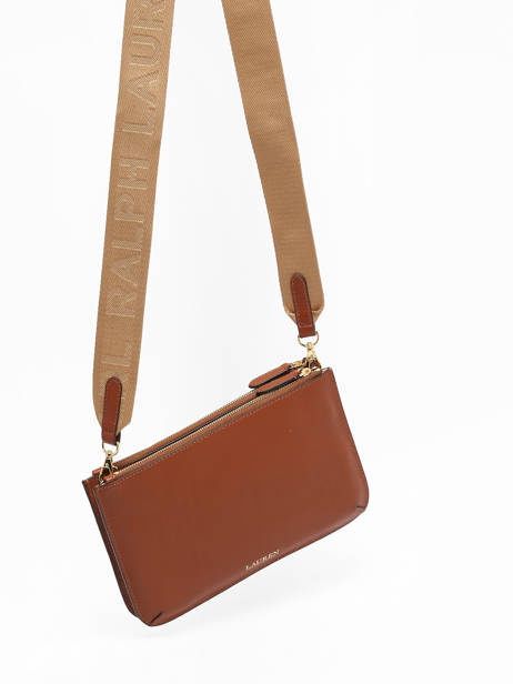 Cross Body Tas Landyn Leder Lauren ralph lauren Bruin landyn 31920066 ander zicht 2